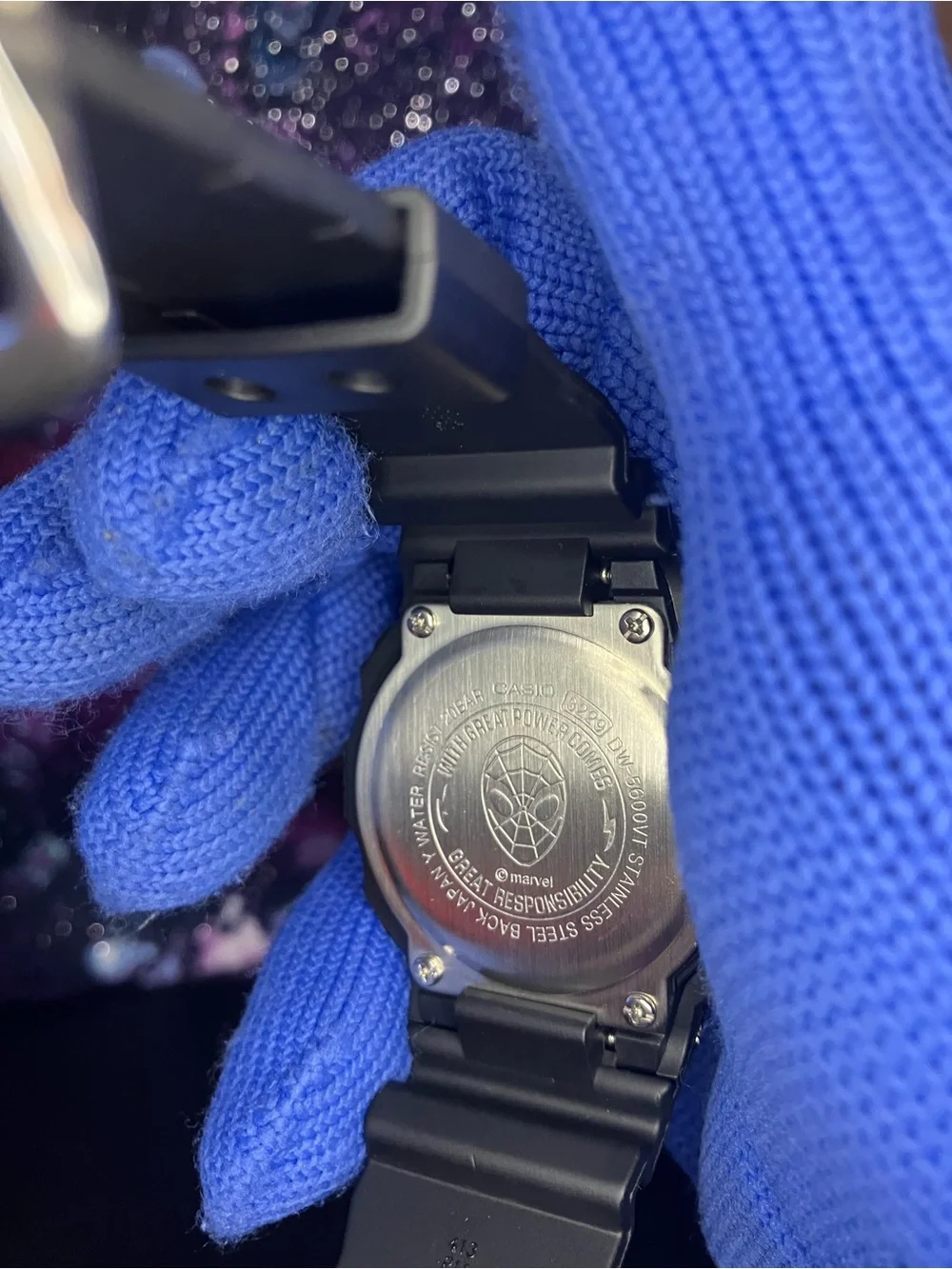 Custom G Shock Marvel Spider-Man Colorway